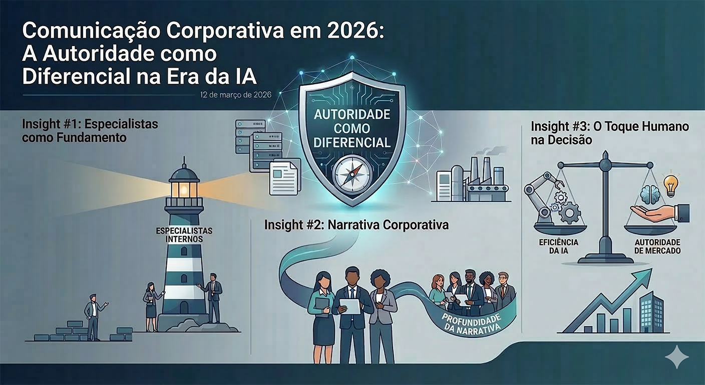 Comunicação Corporativa em 2026: A Autoridade Técnica como Diferencial na Era da IA