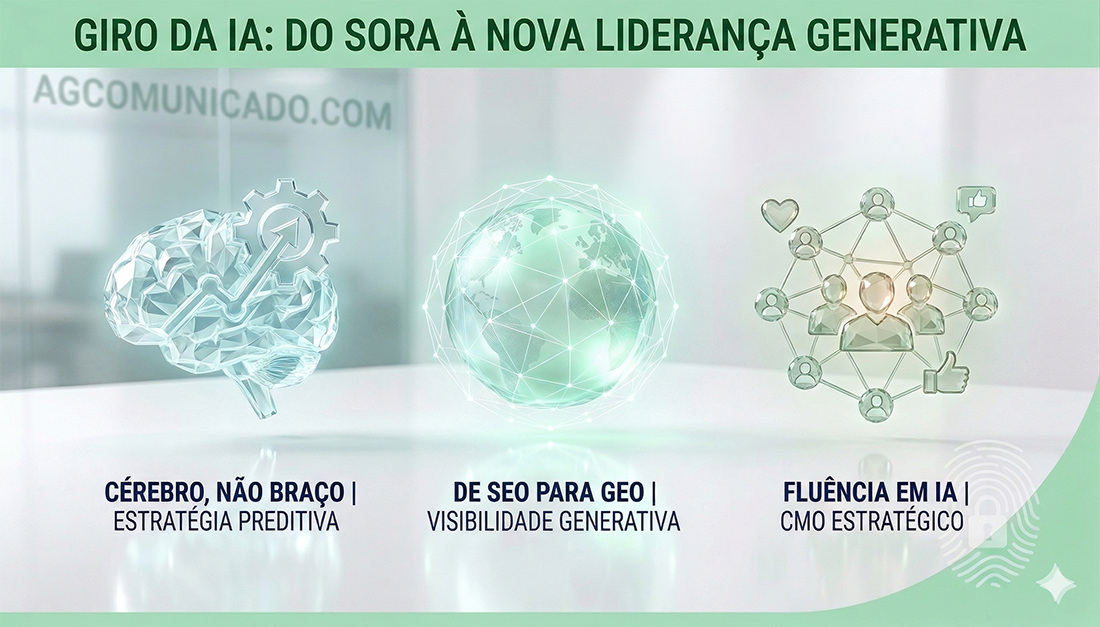 O Giro da IA: Do Fim do Sora à Nova Era da Liderança